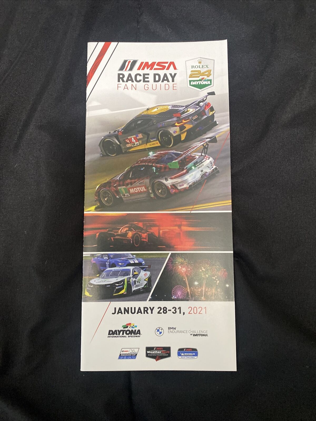 Official 2021 Rolex 24 Daytona IMSA Race Day Fan Guide Brochure