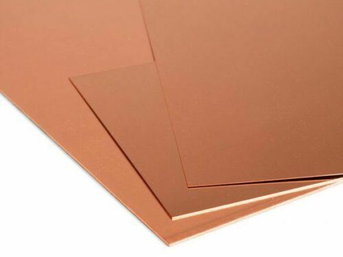 Copper Sheet 0 1/16in Panels Cu 99% Metal Cut Selectable Pure 3 15/16in-78 3/