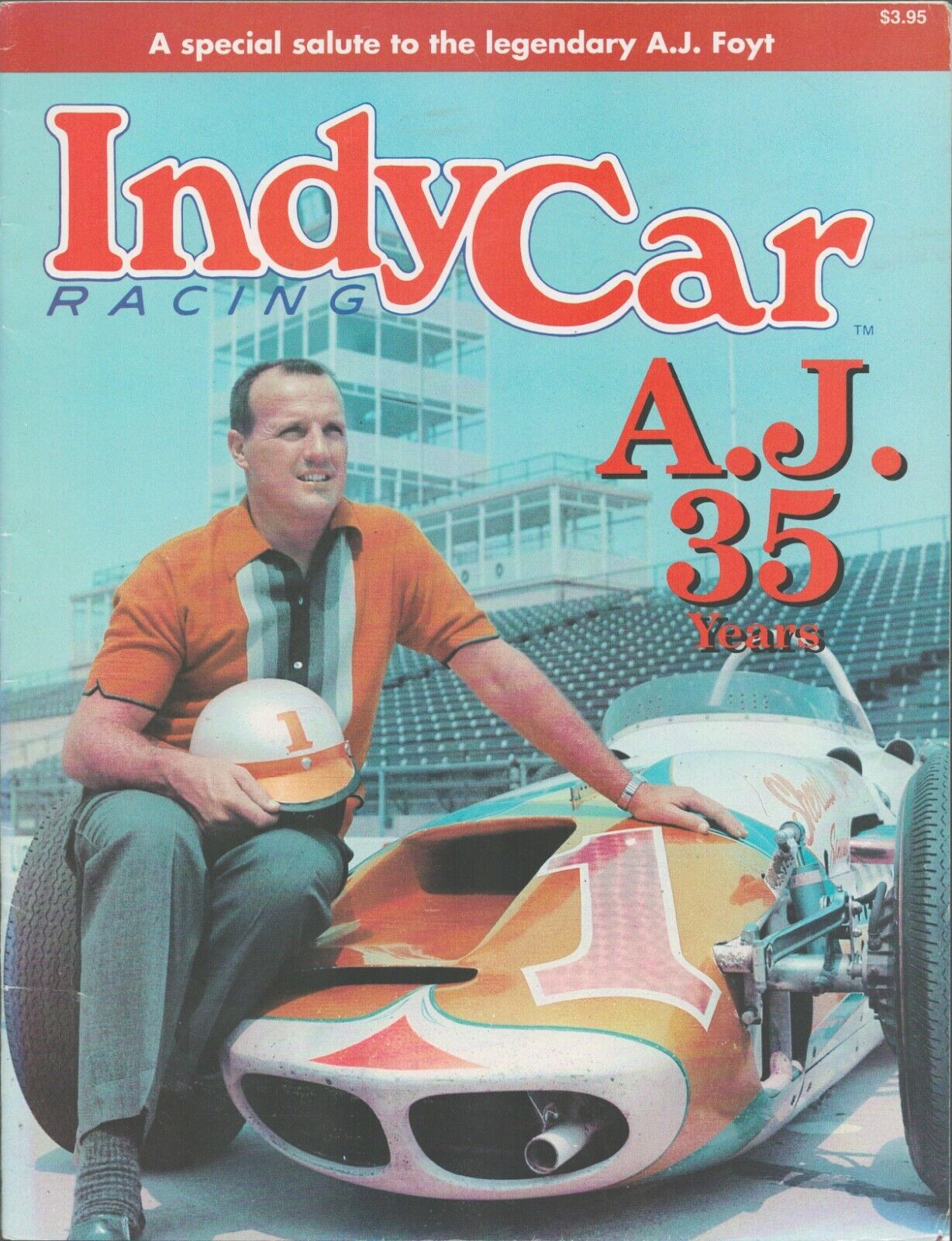 JAN 1992 INDYCAR MAGAZINE- Salute to A J Foyt - Michael Andretti