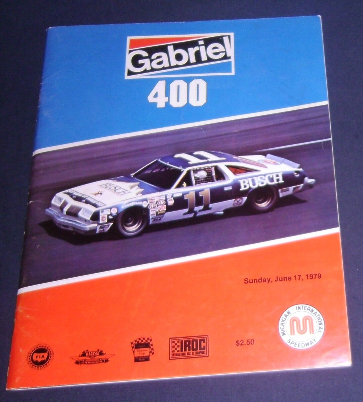 1979 Michigan Speedway Gabriel 400 Nascar Winston Cup Program Cale Yarborough