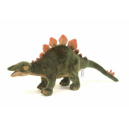 NWT Hansa Life Like Handmade Stuffed Animal Plush Stegosaurus Dinosaur 21