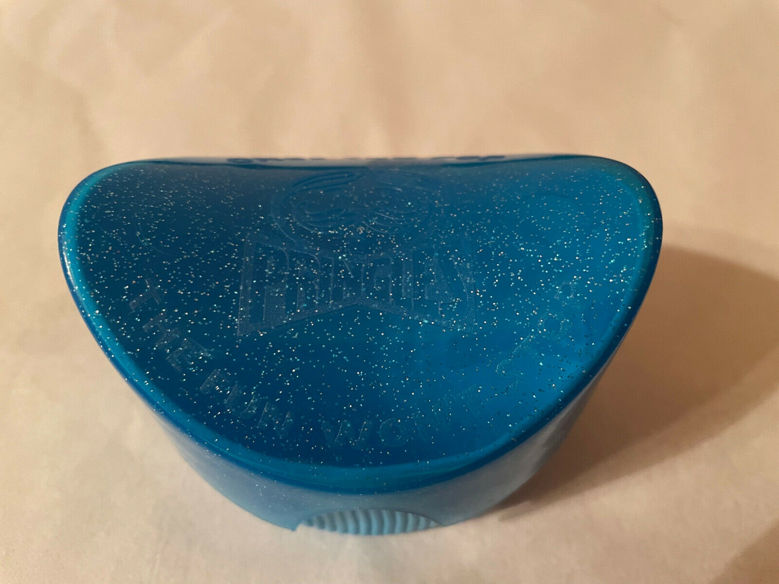 Pringles Travel-to-go Chip Holder  – Sparkly Blue Plastic