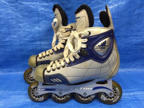 Ccm Vector Pf4 Inline Roller Hockey Skates Size 6 D (shoe Size 7.5 Us)