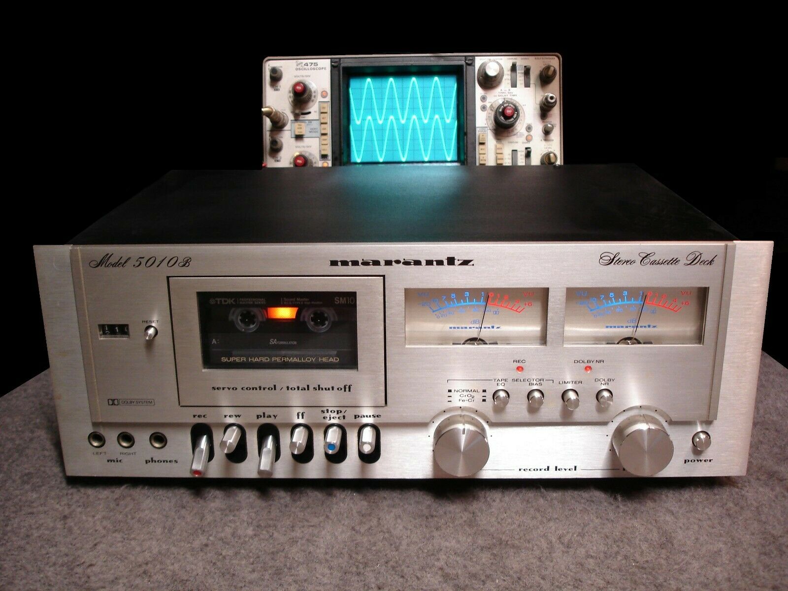 *Vintage Marantz 5010B Stereo Cassette Deck* *LED Upgrades* *Clean & Serviced*