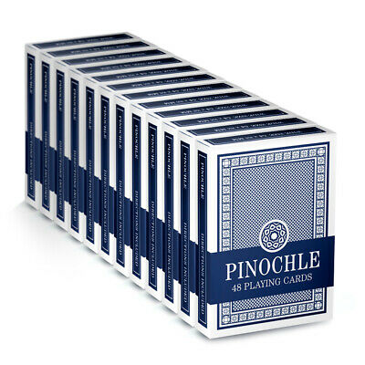 12 Blue Decks Of Pinochle Playing Cards Pcp-1023