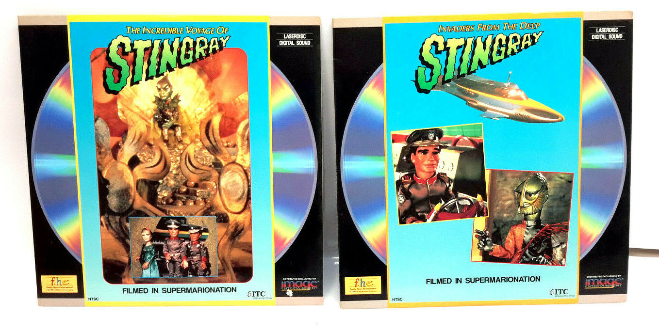 Gerry Anderson's Stingray Laser Disk Collection- Volume 1,2- Lightly Used