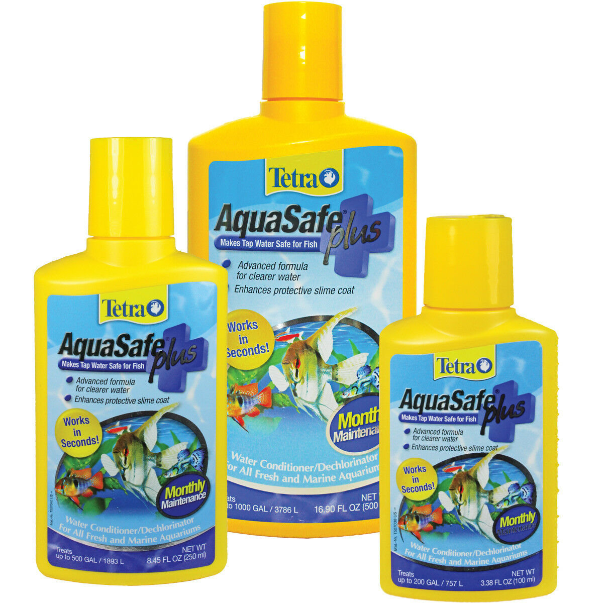 Tetra Aquasafe Plus Water Conditioner  (free Shipping)