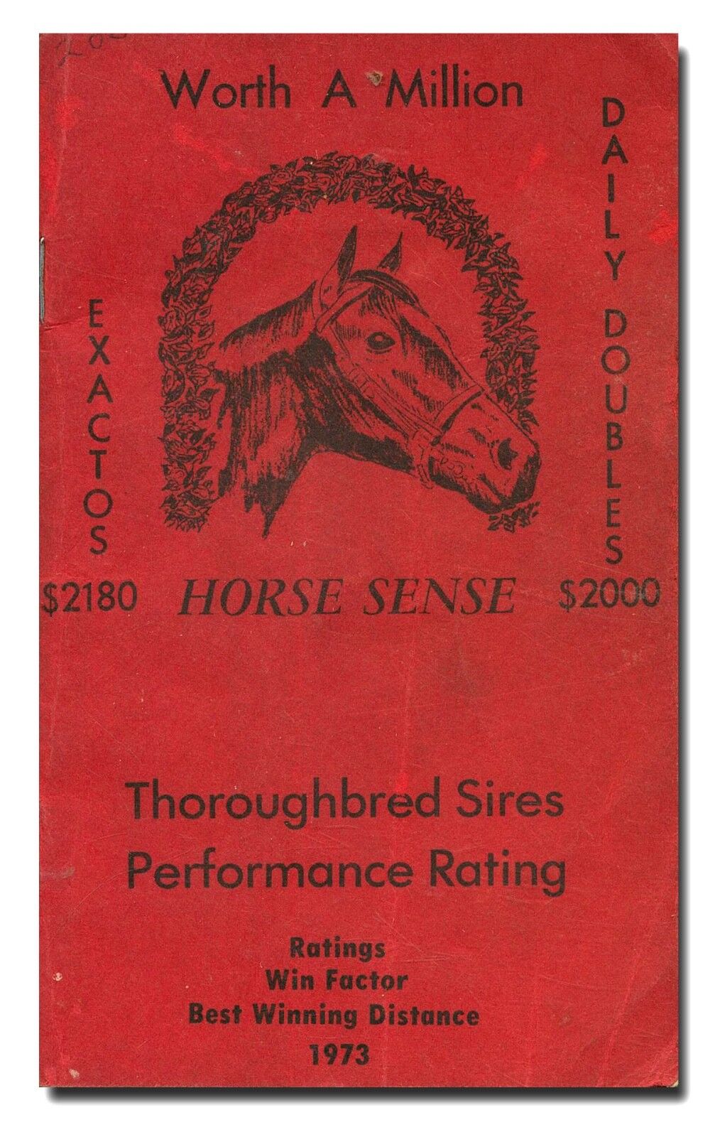 Horse Sense - Thoroughbred Sires Performance Rating. Fant PB 1973  W4