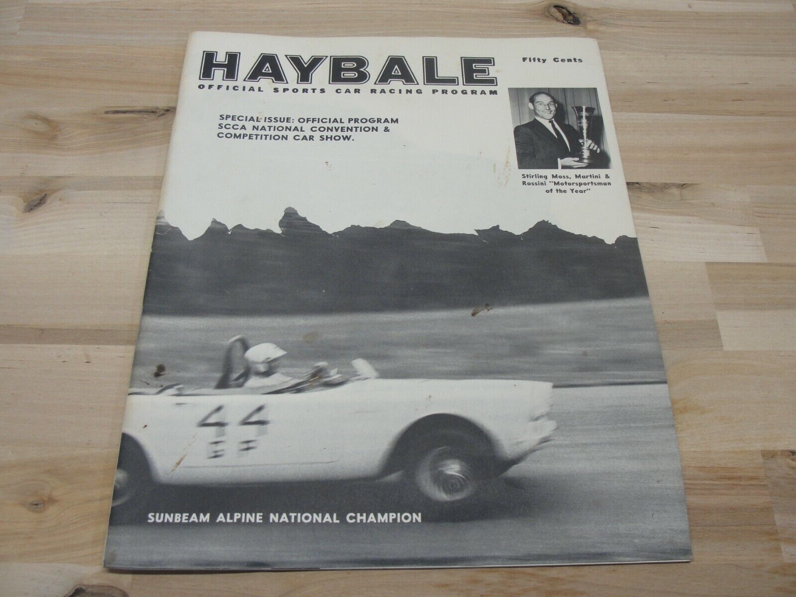 1960's HAYBALE SUNBEAM ALPINE NATIONAL CHAMPION SPORTS CAR RACING PROGRAM