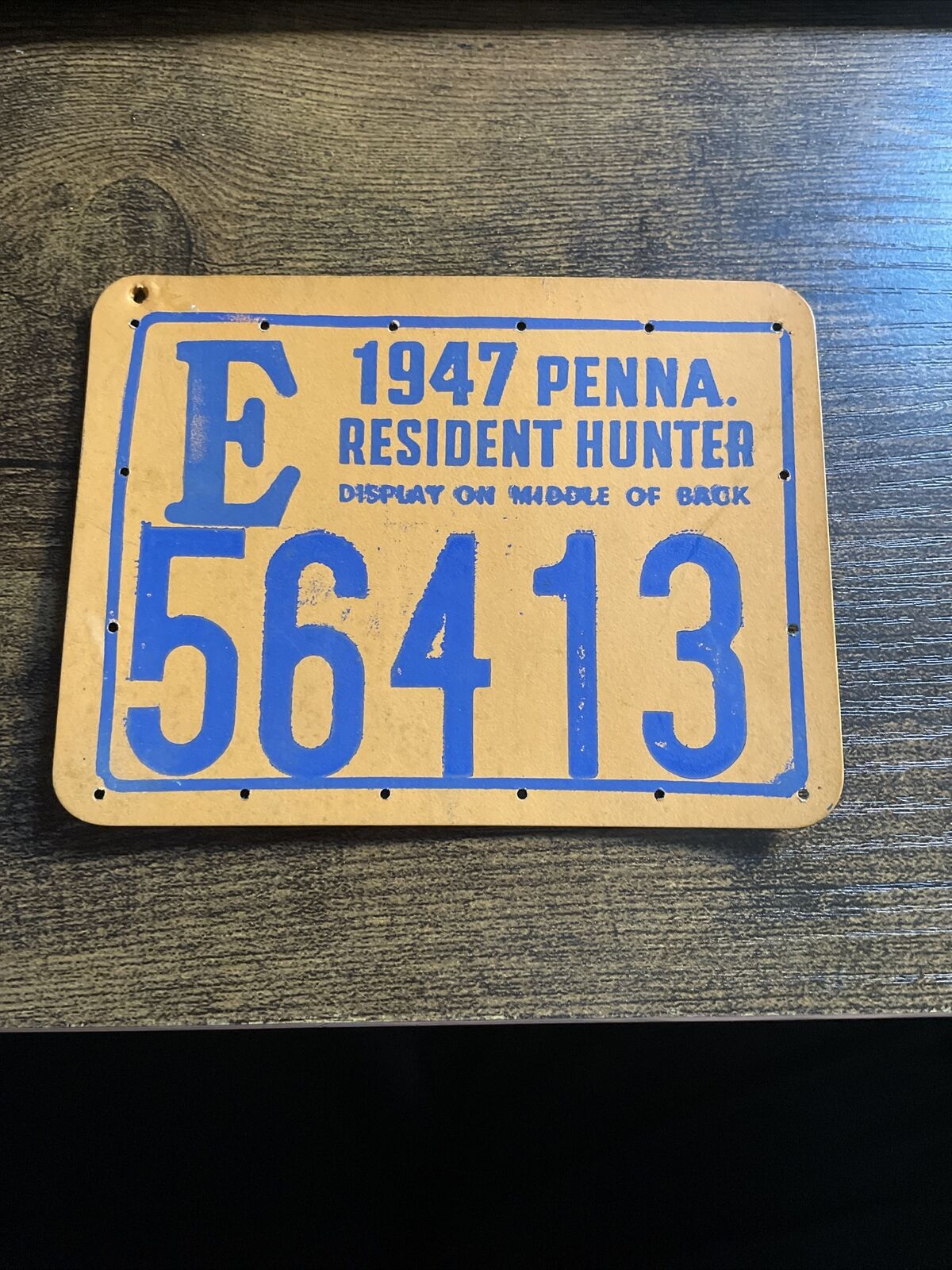 1947 Pa Hunting Lisc.