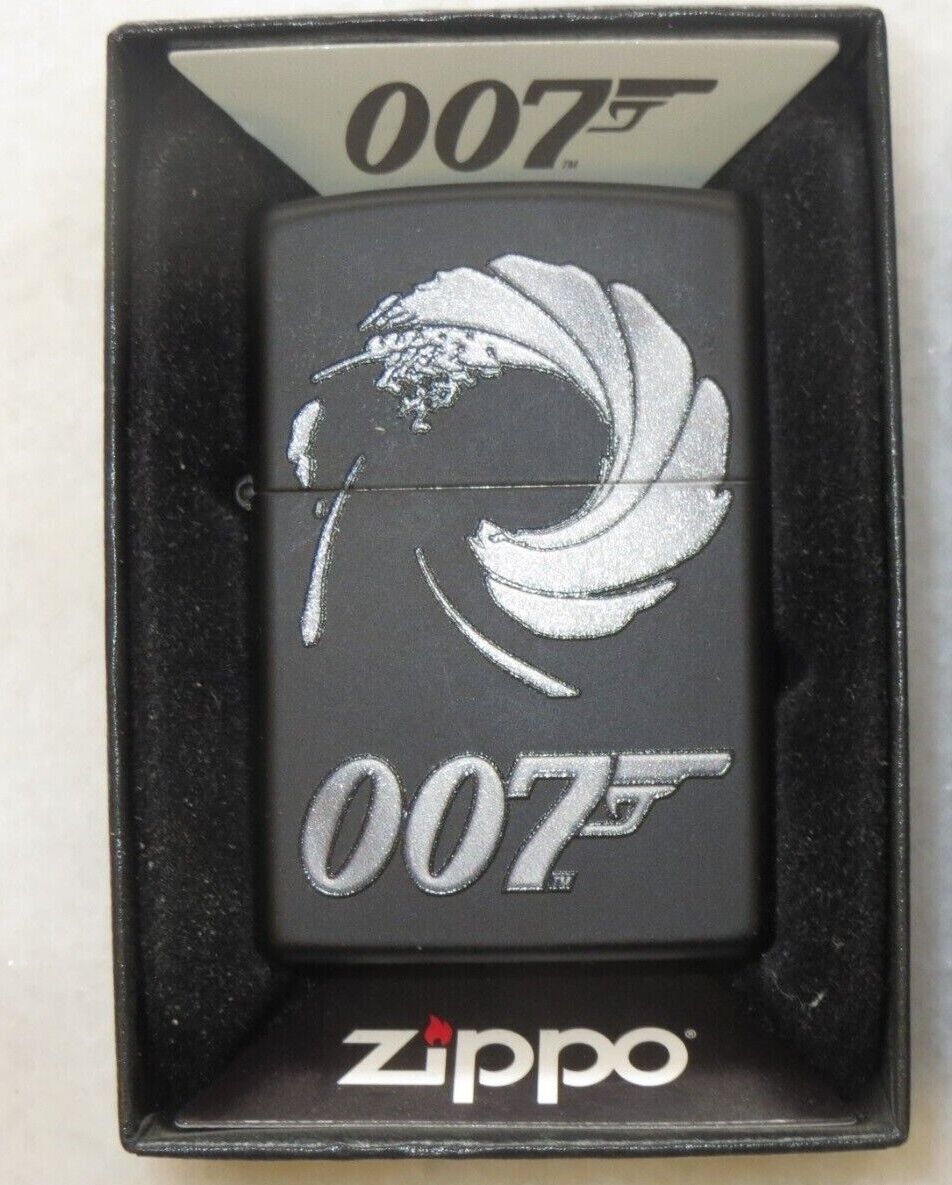 New Zippo James Bond 007 Genuine Lighter, 29566, Original Box, Never Used