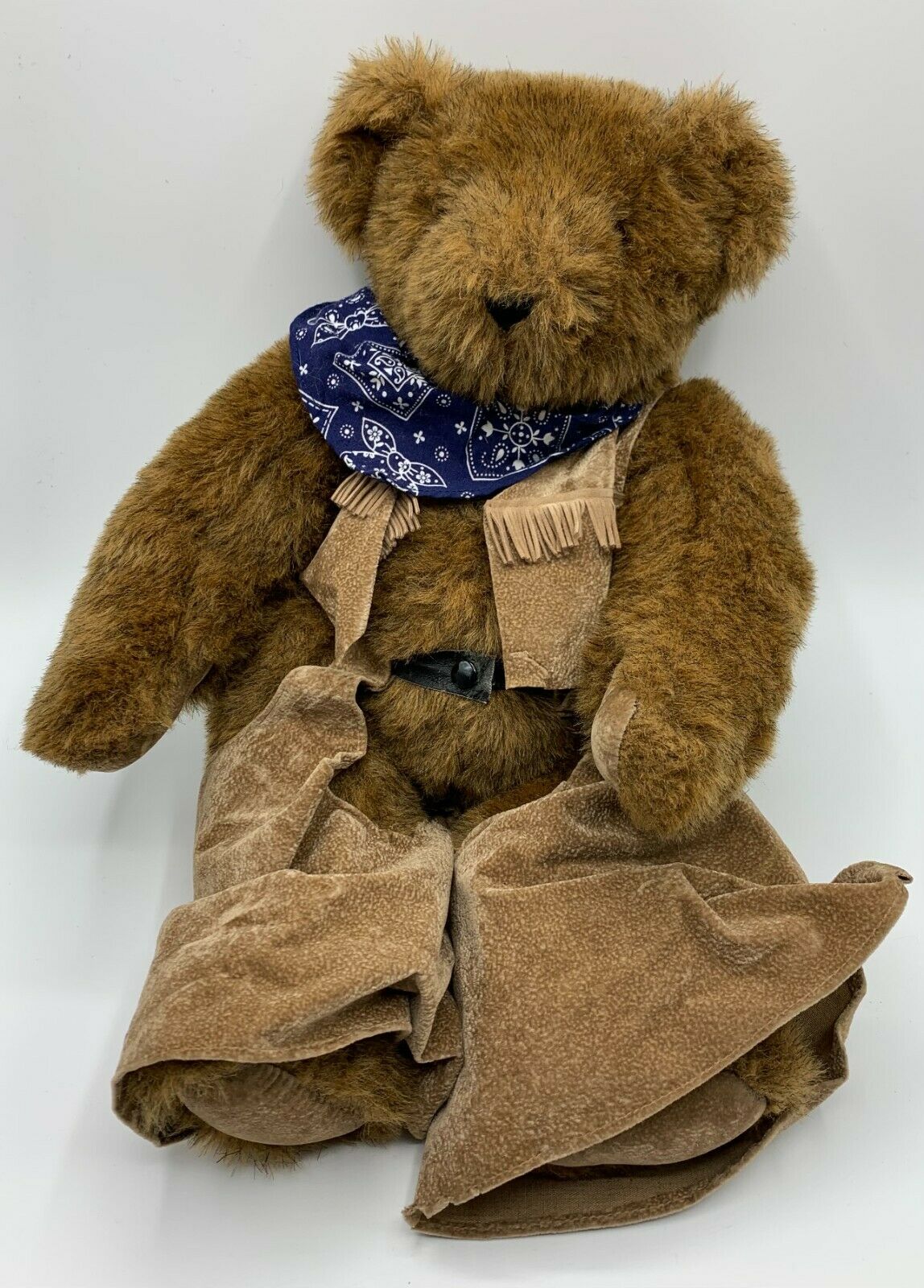 Vermont Teddy Bear Westernbear W/ Vest & Chaps