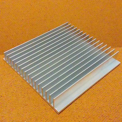 5 Inch Heat Sink Aluminum (5.0 X 4.85 X 0.8) Inches. Low Thermal Resistance.