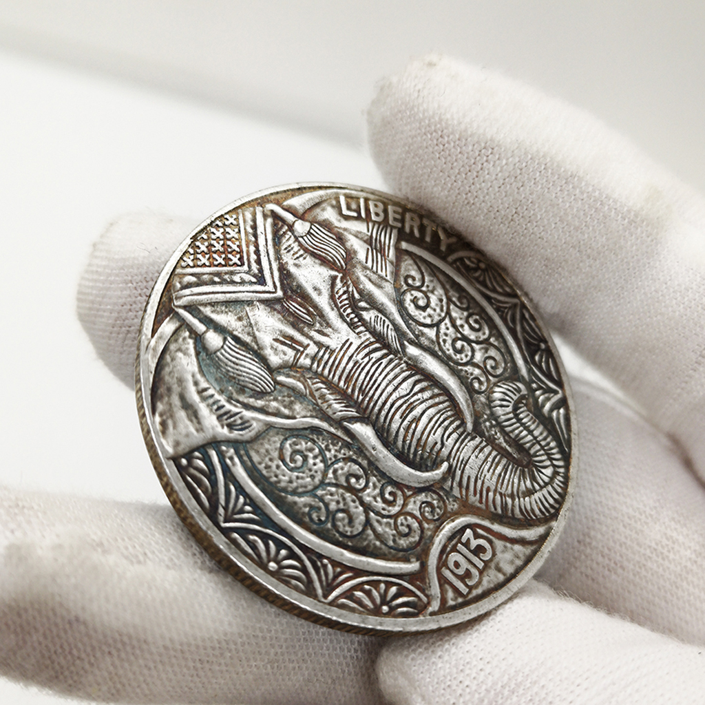 1913 Elephant Nose Coins Commemorative Coins Fashion Craft