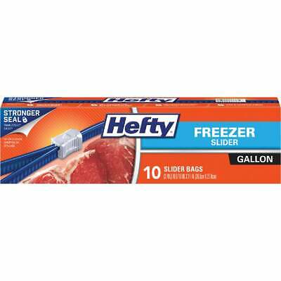 Hefty 1 Gal. Slider Freezer Bag (10 Count) R82409  - 1 Each