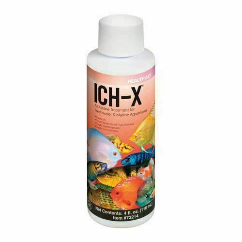 HIKARI. ICH-X Adisease Treatment For Freshwater & Marine Aquariums - 4oz