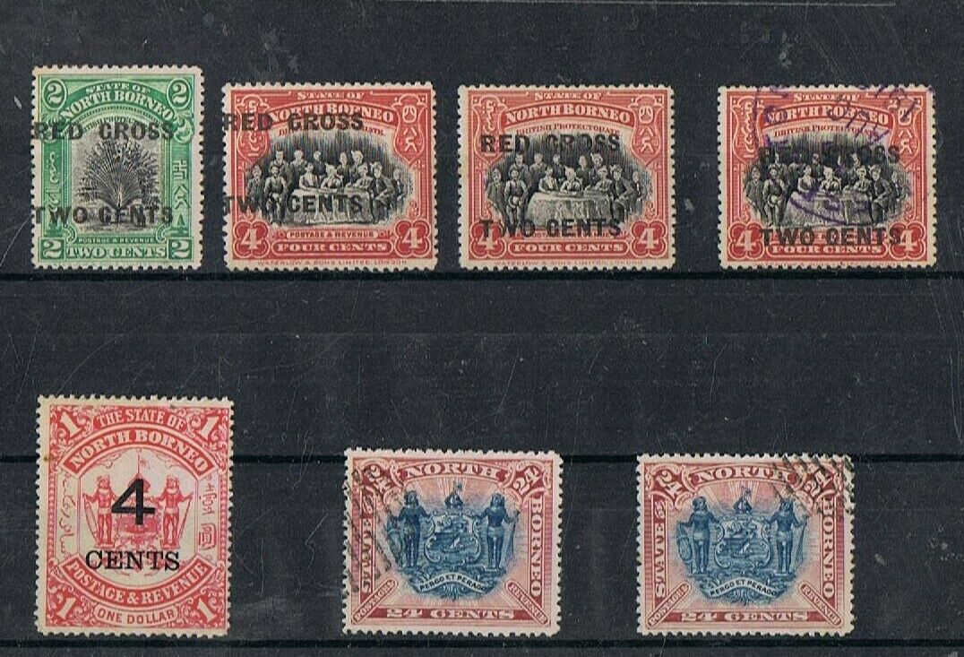 North Borneo - Lot Of Old Stamps