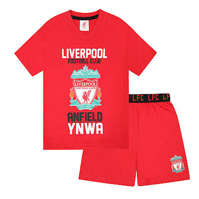 Liverpool Football Club Official Soccer Gift Boys Short Pajamas