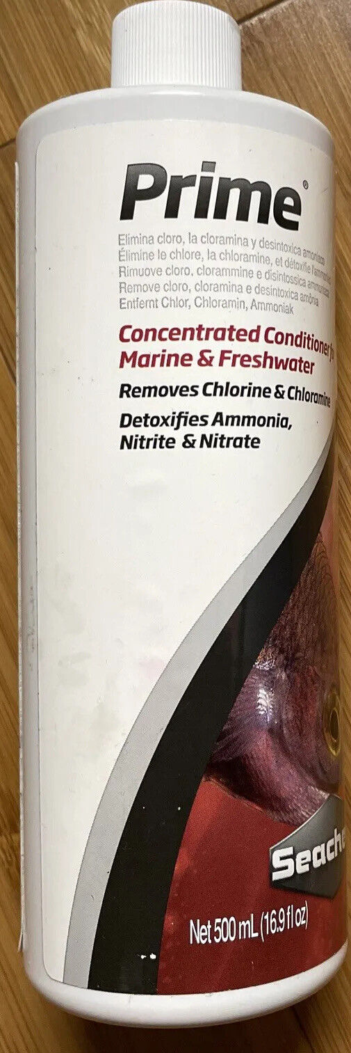 Seachem Removed Chlorine Detoxifies Ammonia. Marine & Freshwater-500ml