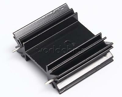 5pcs Black Triode Ic Heat Sink Cooling Fin For To-220 Aluminum 34*12*30mm