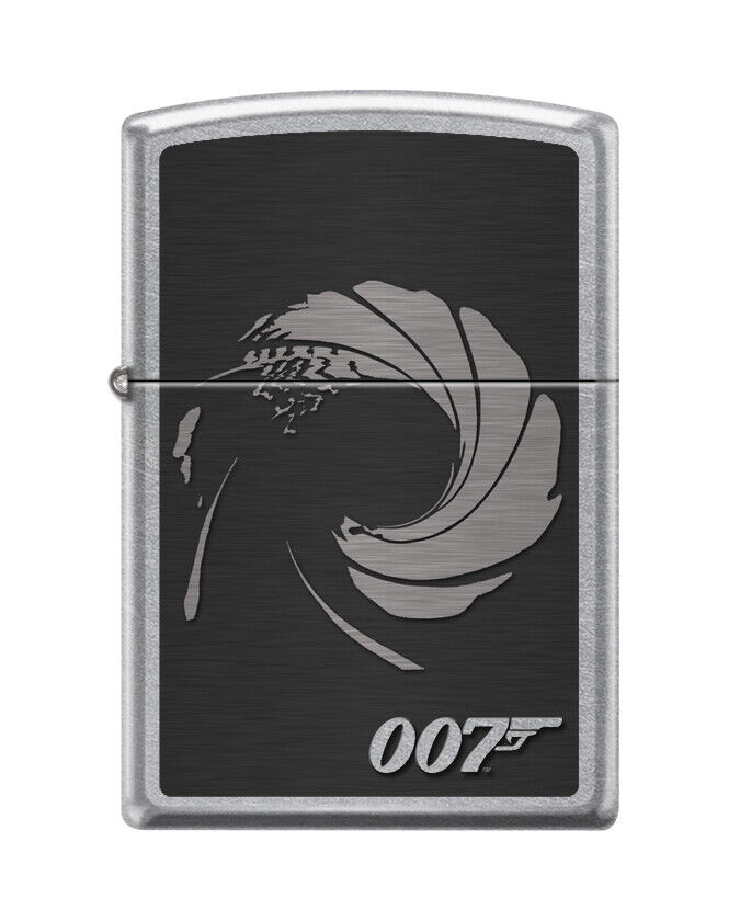 Zippo 4543, "james Bond 007 Design" Street Chrome Finish Lighter