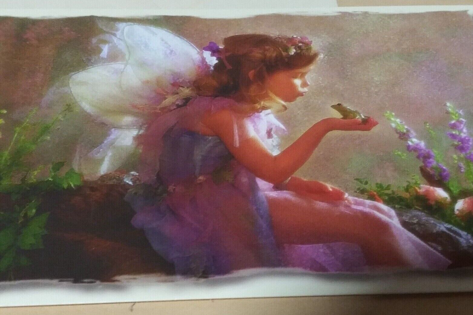 Lisa Jane The Essence Of Childhood Fairy W/frog American Greeting Card