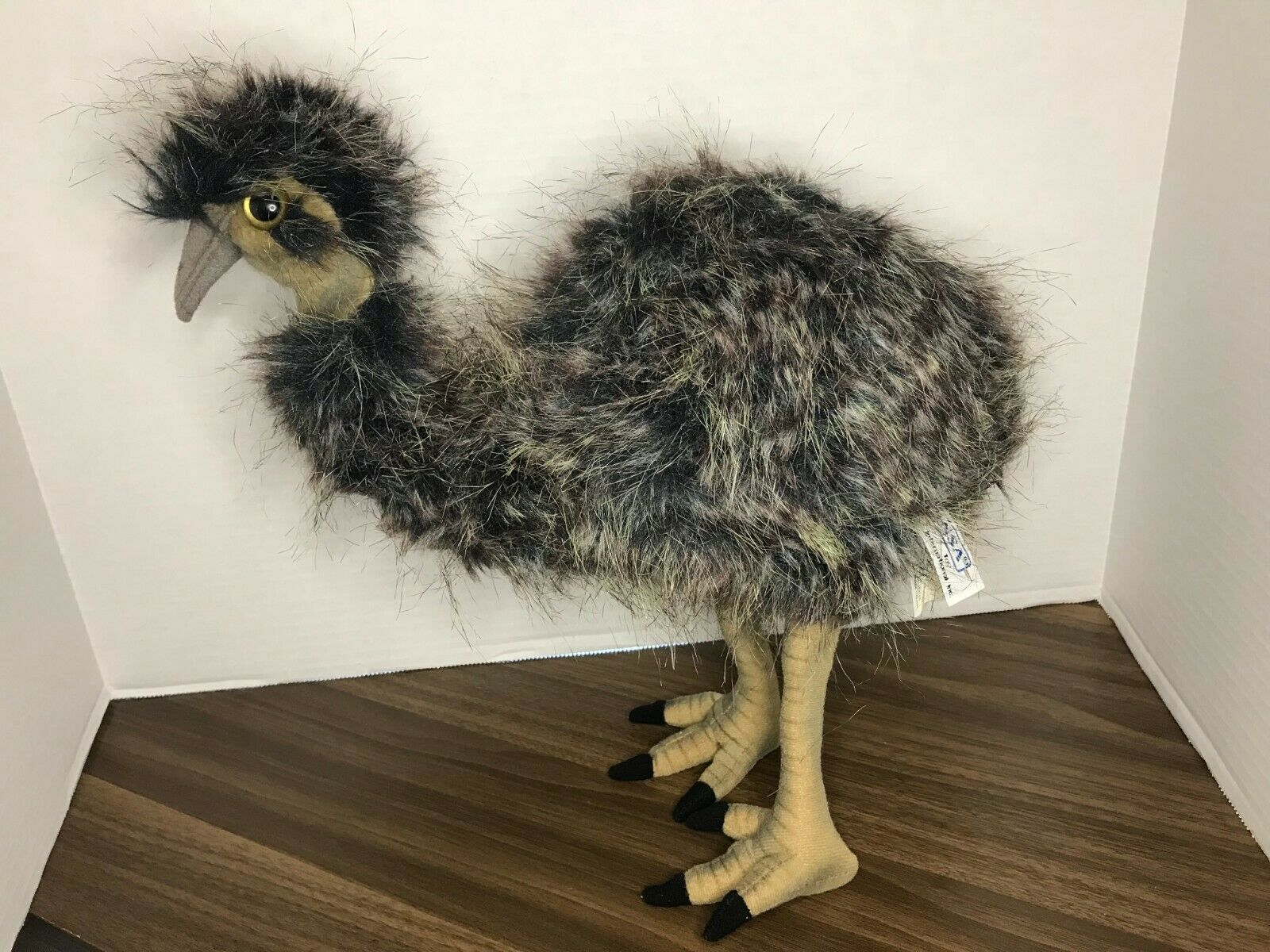 Hansa Emu Standing Plush Toy 14" H