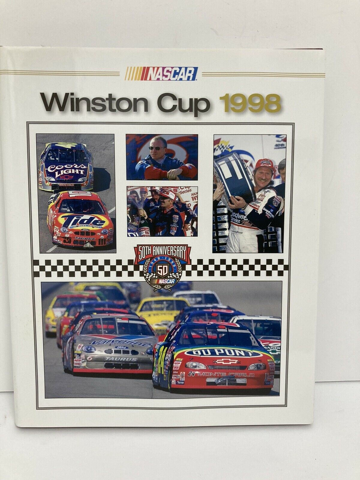 1998 Official Nascar Winston Cup Yearbook - Hardbound Book Color Photos