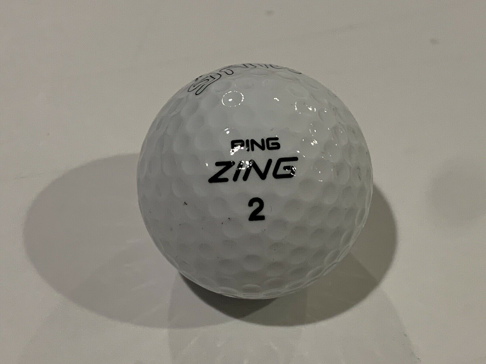 Rare Collectible Ping Zing 2 Ping Promotional Karsten "z" White Ball 4/10
