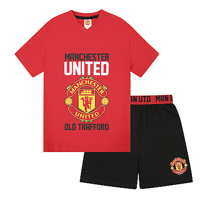 Manchester United Football Club Official Soccer Gift Boys Short Pajamas